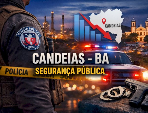 Segurança Pública em Candeias registra variações nos indicadores criminais, apontam dados oficiais da SSP-BA